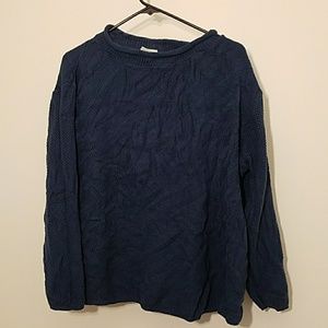 Oversized knitted sweater